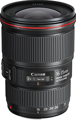 Canon - Objetivo EF 16-35 Mm F/4L IS USM Para EOS