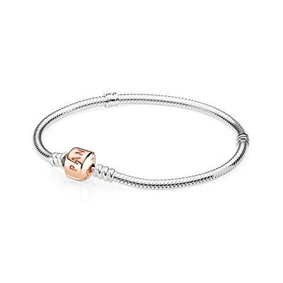 PANDORA - Pulsera Rose De Plata