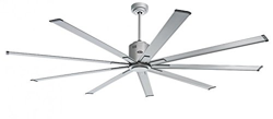 Big Smooth Eco ventilador de techo 220 cm plata características