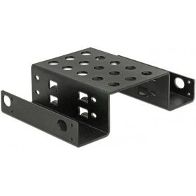 Delock 18270 Einbaurahmen 2 x 2.5? zu 5.25? schwarz - Installation frame 2 x
