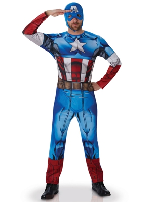Disfraz de Capitán América Los Vengadores™ adulto