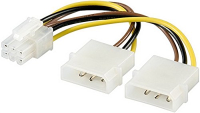 CABLE ADAPTADOR MOLEX - PCI-X (6 PIN) MOLPCIX 4040849513602 GENERICA