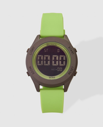Pontina - Reloj De Hombre Digital Símil Silicona Verde precio