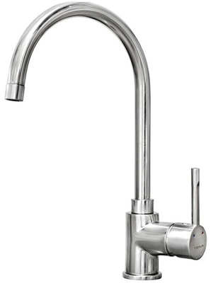 Grifo de Caño Alto Teka SP 995 Inox Aireador Anticalcáreo