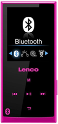 Lenco Xemio 760 BT 8GB - Reproductor MP3 (Reproductor de MP4, 8 GB, TFT, USB 2.0, Negro, Rosa, Auriculares incluidos) características