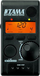 TAMA RW30 Rhythm Watch Mini RW-30 Metronom Taktgeber  + keepdrum Sticks 1 Paar características