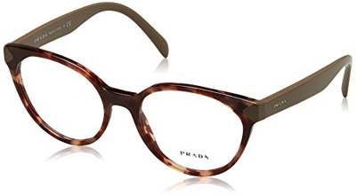 Prada PR01TV UE01O1 Brown Tortoiseshell Ladies Glasses