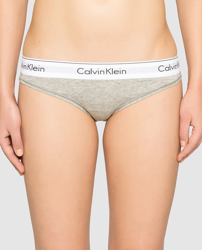 Calvin Klein - Braga De Algodón De Mujer De Corte Bikini Lisa en oferta