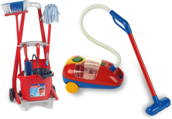 Theo Klein-6742 Vileda Carro De Limpieza Y Aspiradora, Juguete, (6742) características