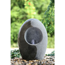 Fuente piedra oval  01639169 en poliresina para exteriores y/o para interiores con 1 led a 6 diodos precio