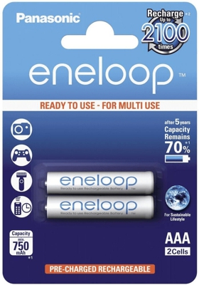 Panasonic eneloop HR-4UTGB-2BP AAA 1,2V 750 mAh (2 St.)