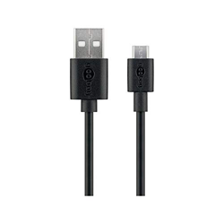 micro-USB Datenkabel (USB-A -> micro USB B); DAT micro-USB 1,0m schwarz precio