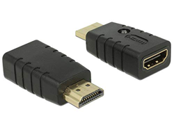 Delock 63320 cable interface/gender adapter 1 x HDMI-A 19 pin Black male > precio
