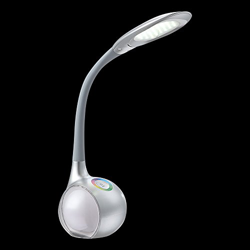 Lámpara LED de mesa, Tarron, plateada acrílico precio