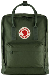 Fjällräven - Mochila Unisex Kanken 23510 De Vinilo Impermeable En Gris Oscuro Con Detalle De Logo características