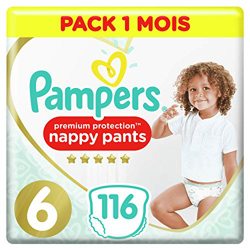 Pampers Premium Protection Pants Size 6 (+15 kg) 116 pcs. características