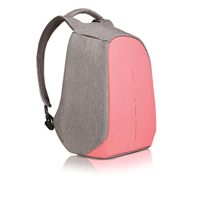 XD Design Bobby Compact Mochila Antirrobo Portátil Rosado (Bolsa USB)