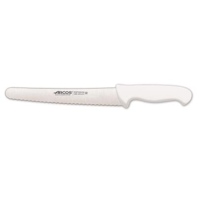 Cuchillo de pastelero Arcos Colour - Prof  293224  de acero inoxidable y mango ergonómico - Blanco