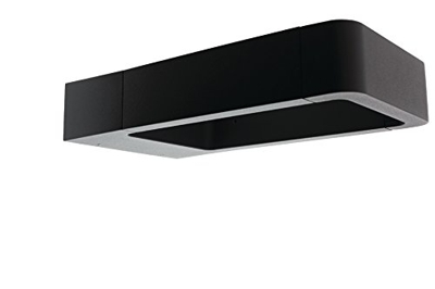 HQ Luz de pared LED para exteriores de diseño cuadrado, color antracita, vida útil muy larga, 6 W, 120 lm, protección IP54