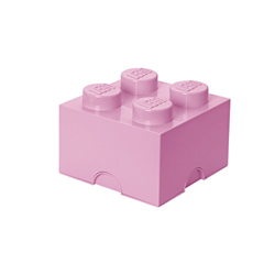 LEGO STORAGE BRICK BOX 4 KNOBS KIDS CHILDRENS BEDROOM PLAYROOM VARIOUS COLOURS características