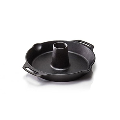 B-WARE: Bräter Gusseiserner Geflügelbräter Grillzubehör Hähnchenbräter Küche