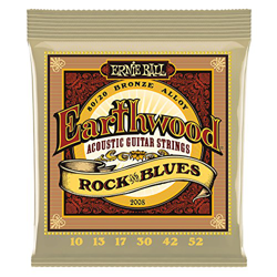 ERNIE BALL Earthwood Rock & Blues .010 - .052 Acoustic 80/20 Bronze w/ plain G características