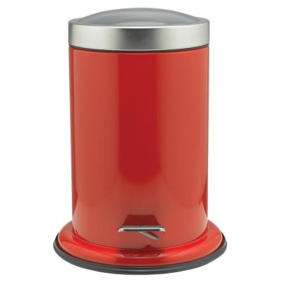 Papelera con pedal Sealskin Acero roja 3 L