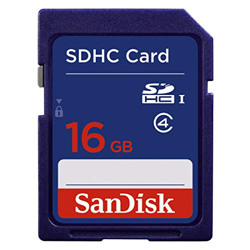 SanDisk SDSDB-016G-B35 - Tarjeta de Memoria SDHC de 16 GB Azul en oferta