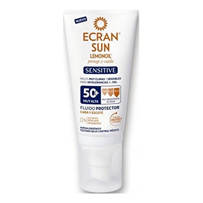 SUN LEMONOIL SENSITIVE crema facial SPF50+ 50 ml