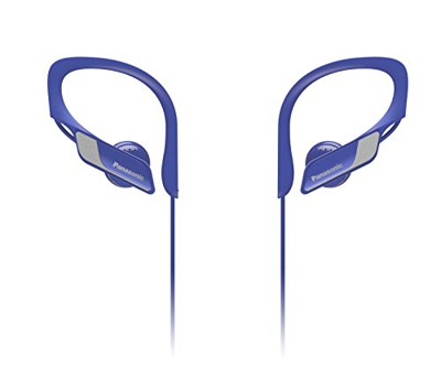 Panasonic - Auriculares Deportivos De Botón RP-BTS10E Azul Con Micrófono Y Bluetooth
