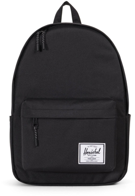 Herschel - Mochila CLASSIC XL Negra Con Cierre De Cremallera