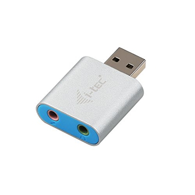 I-Tec USB 2.0 Metal Mini Audio Adapter