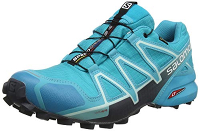 Salomon Speedcross 4 GTX, Zapatillas de Trail Running para Mujer, Azul (Bluebird/Icy Morn/Ebony), 40 2/3 EU