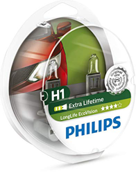 Philips LongLife EcoVision bombilla para faros delanteros de coches 12258LLECOS2 - bombilla para coches en oferta