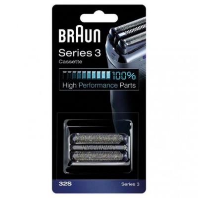 Braun Scherkopfkassette Cassette 32S Series 3 Plata