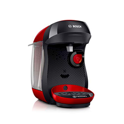 Cafetera de cápsulas Bosch Tassimo Happy Negro/Rojo en oferta