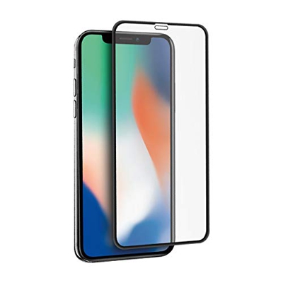 Protector de pantalla Muvit Cristal Templado Curvo Marco negro para iPhone XS Max