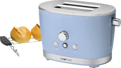 Tostadora Clatronic, para 2 rebanadas TA 3690 850 W Azul retro en oferta