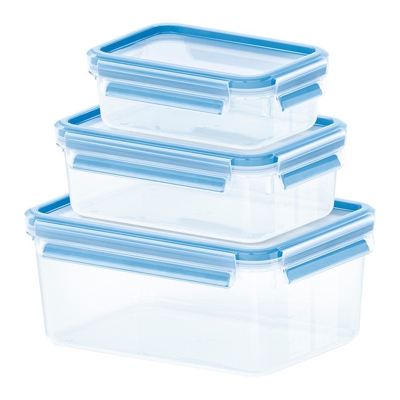 Emsa - Set De 3 Herméticos Clip & Close