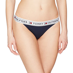 Tommy Hilfiger - Braga Bikini Nostalgia Azul Con Elástico en oferta