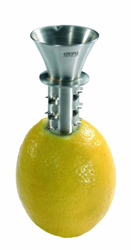 GEFU 12485 Zitronensaft-Ausgießer "Presco", aus Edelstahl, silber (1 Stück) características