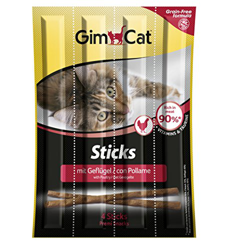 GimCat Sticks 3 x 4 barritas para gatos - Ave precio