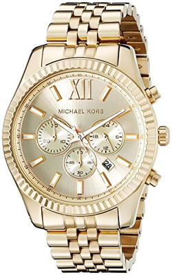 Michael Kors - Reloj De Hombre Lexington MK8281 Dorado