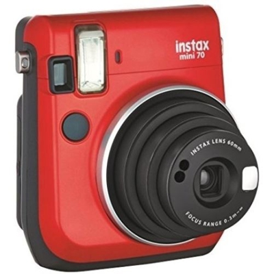 Cámara instantánea Fujifilm Instax Mini 70 Rojo + Carga