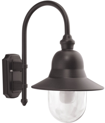 Aplique para exterior Nios en color negro características