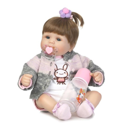16 en Reborn Baby Rebirth Doll Kids Gift Material de tela Cuerpo precio
