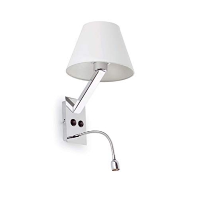 Wandleuchte Aluminium E27 Eisen Energiesparlampe Halogen Glühlampe