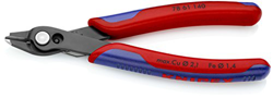 Knipex Electronic Super Knips XL Wire cutting pliers - Alicates (Wire cutting pliers, 1,23 cm, Metal, Azul/Rojo, 14 cm, 77 g) en oferta