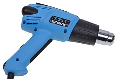 Alphacool 29111 heat gun 600 l/min Negro, Azul 2000 W - Pistola de calor (600 l/min, 100-600 °C, 250 l/min, Negro, Azul, Corriente alterna, 2000 W)