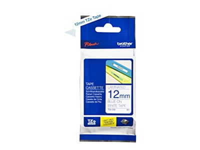brother® Schriftbandkassette TZe, Polyester, laminiert, 12 mm x 8 m, blau...
